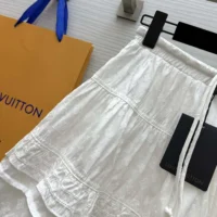 Louis Vuitton Women Monogram Fil Coupé Skirt 1AFMNZ (1)