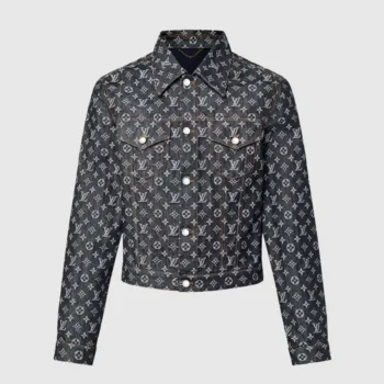 Louis Vuitton Women Monogram Jacquard Denim Jacket 1AFWWV