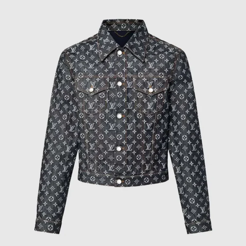 Louis Vuitton Women Monogram Jacquard Denim Jacket 1AFWWV