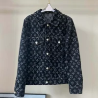 Louis Vuitton Women Monogram Jacquard Denim Jacket 1AFWWV (1)