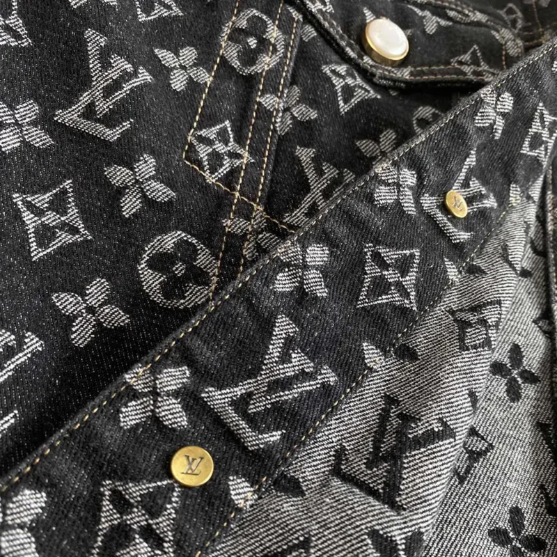 Louis Vuitton Women Monogram Jacquard Denim Jacket 1AFWWV