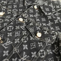 Louis Vuitton Women Monogram Jacquard Denim Jacket 1AFWWV (1)