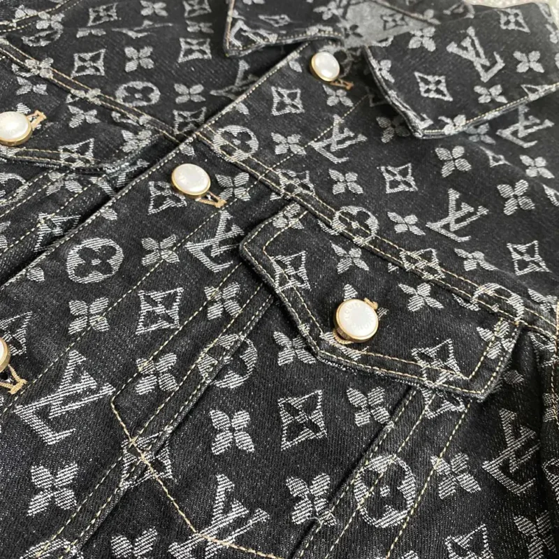 Louis Vuitton Women Monogram Jacquard Denim Jacket 1AFWWV