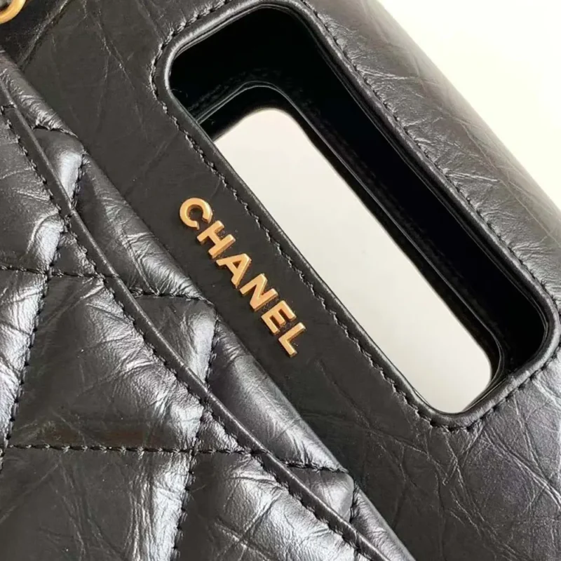 Chanel Women Clutch Lambskin & Gold-Tone Metal-Black