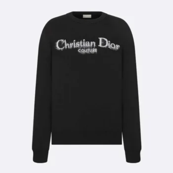 Dior Men Christian Dior Couture Sweater Black Wool Blend