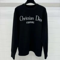 Dior Men Christian Dior Couture Sweater Black Wool Blend (1)