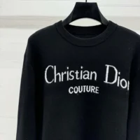 Dior Men Christian Dior Couture Sweater Black Wool Blend (1)