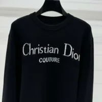 Dior Men Christian Dior Couture Sweater Black Wool Blend (1)