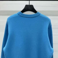 Dior Men Christian Dior Couture Sweater Blue Wool Blend (1)