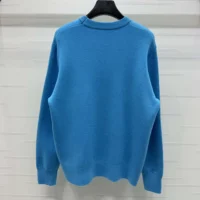 Dior Men Christian Dior Couture Sweater Blue Wool Blend (1)