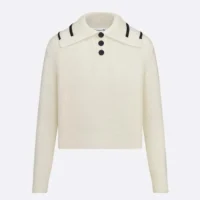 Dior Women DiorAlps Sweater White Wool and Cashmere Knit (1)