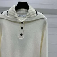 Dior Women DiorAlps Sweater White Wool and Cashmere Knit (1)