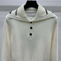 Dior Women DiorAlps Sweater White Wool and Cashmere Knit (1)