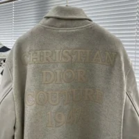 Dior Women Jacket Ecru Cowhide Leather 483L428A0700 (1)