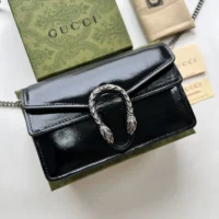 Gucci Women Dionysus Super Mini Bag Black 7953680AAA61000 (1)