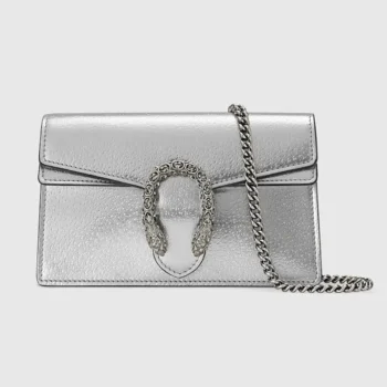 Gucci Women Dionysus Super Mini Bag-Silver 4764321TRBN8089