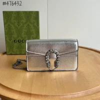 Gucci Women Dionysus Super Mini Bag-Silver 4764321TRBN8089 (1)