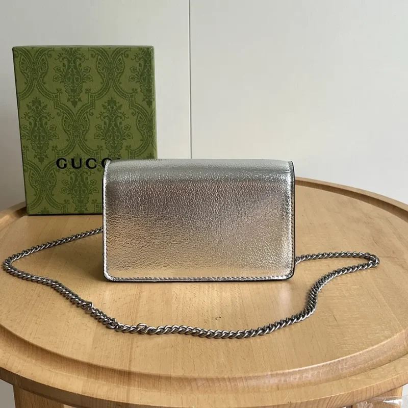 Gucci Women Dionysus Super Mini Bag-Silver 4764321TRBN8089