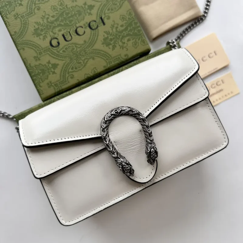 Gucci Women Dionysus Super Mini Bag-White 7953680AAA61712