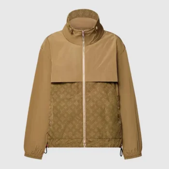 Louis Vuitton Men Monogram Accent Zip-Up Parka 1AGBV9