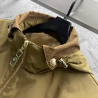 Louis Vuitton Men Monogram Accent Zip-Up Parka 1AGBV9 (1)