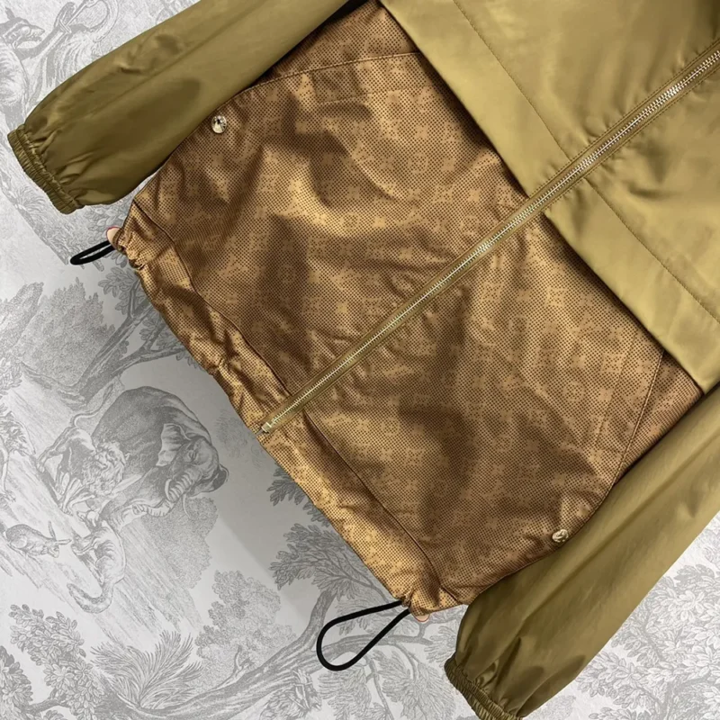 Louis Vuitton Men Monogram Accent Zip-Up Parka 1AGBV9