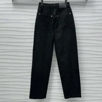 Louis Vuitton Men Monogram Jacquard Jeans 1AGHDW (1)