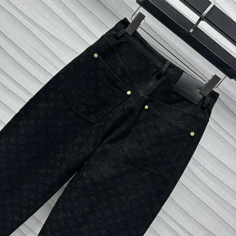 Louis Vuitton Men Monogram Jacquard Jeans 1AGHDW