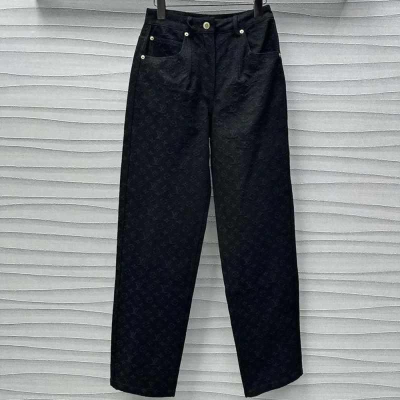 Louis Vuitton Men Monogram Jacquard Jeans 1AGHDW