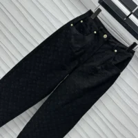 Louis Vuitton Men Monogram Jacquard Jeans 1AGHDW (1)