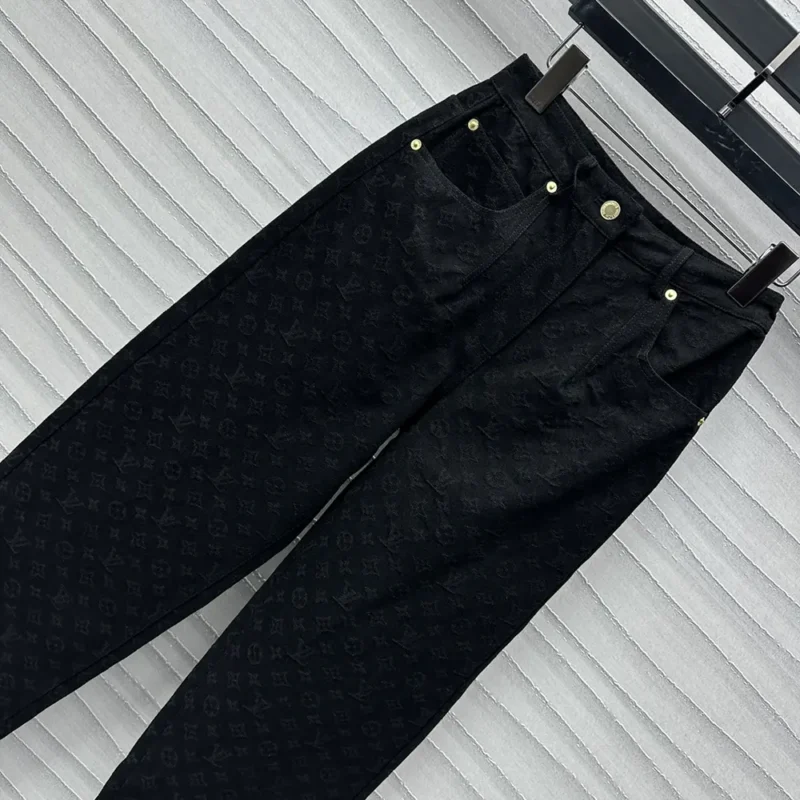 Louis Vuitton Men Monogram Jacquard Jeans 1AGHDW