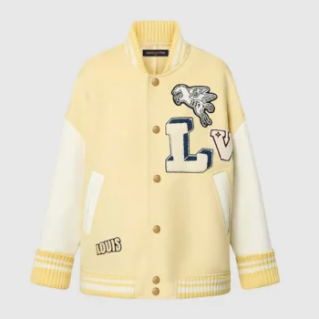 Louis Vuitton Men Signature Patch Varsity Jacket 1AFZTQ