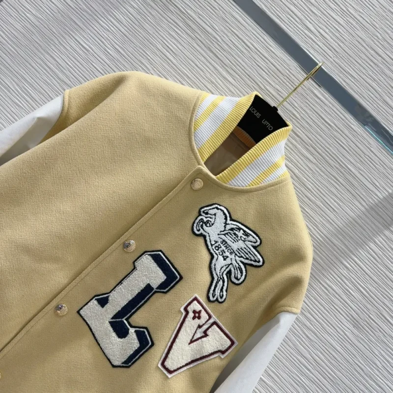 Louis Vuitton Men Signature Patch Varsity Jacket 1AFZTQ