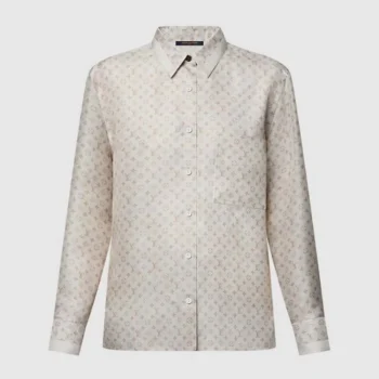 Louis Vuitton Women Mini Monogram Silk Shirt 1AGGPH