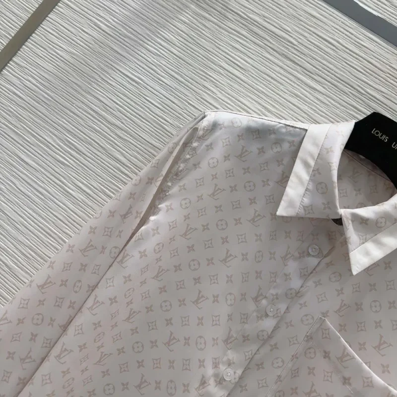 Louis Vuitton Women Mini Monogram Silk Shirt 1AGGPH