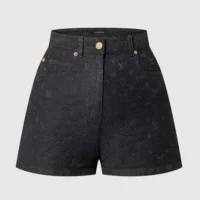 Louis Vuitton Women Monogram Jacquard Denim Shorts 1AGHDI