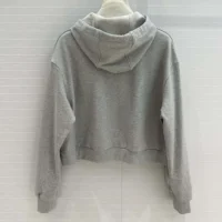 Louis Vuitton Women Travel Stamp Cropped Hoodie 1AGDAG (1)