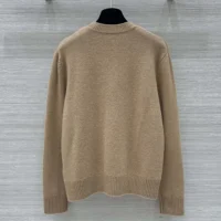 Dior Men DIOR AND LEWIS HAMILTON Sweater Brown Virgin Wool and Cashmere Intarsia (1)