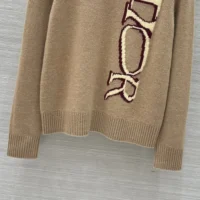 Dior Men DIOR AND LEWIS HAMILTON Sweater Brown Virgin Wool and Cashmere Intarsia (1)