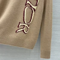 Dior Men DIOR AND LEWIS HAMILTON Sweater Brown Virgin Wool and Cashmere Intarsia (1)