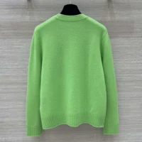 Dior Men DIOR AND LEWIS HAMILTON Sweater Green Virgin Wool and Cashmere Intarsia (1)