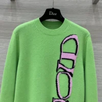 Dior Men DIOR AND LEWIS HAMILTON Sweater Green Virgin Wool and Cashmere Intarsia (1)