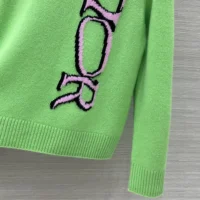 Dior Men DIOR AND LEWIS HAMILTON Sweater Green Virgin Wool and Cashmere Intarsia (1)