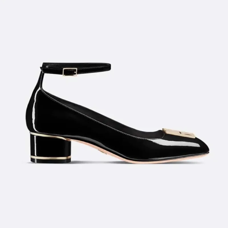 Dior Women Miss Dior Pump Black Patent Calfskin