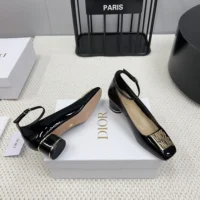 Dior Women Miss Dior Pump Black Patent Calfskin (1)