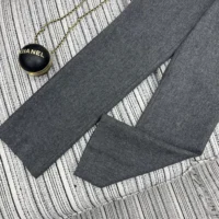 Dior Women Pants Gray Virgin Wool Tweed (1)