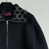 Gucci Men Wool Top with GG Embroidery 794117XKD7Y1043 (1)