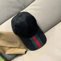 Gucci Unisex Original GG Canvas Baseball Hat-Black 7890164HBCP1066