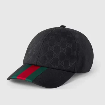 Gucci Unisex Original GG Canvas Baseball Hat-Black 7890164HBCP1066