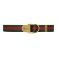 Gucci Unisex Web Wide Belt with Gucci Script Buckle 787895HAAGV8479 (1)